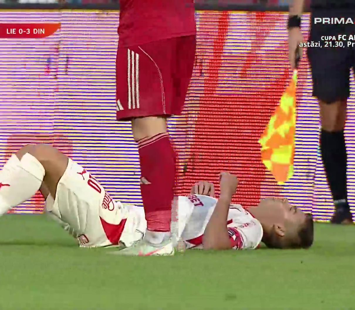 Dinamo, în alertă!   FOTO.  Cîrjan,  schimbat înainte de pauză!  Poate rata Derby de România