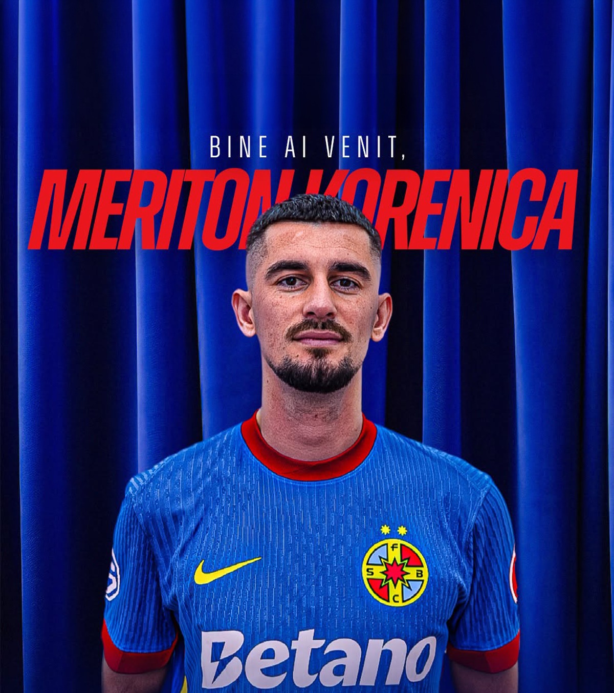 Korenica, prezentat  FCSB a anunțat transferul kosovarului.  Ce număr va purta