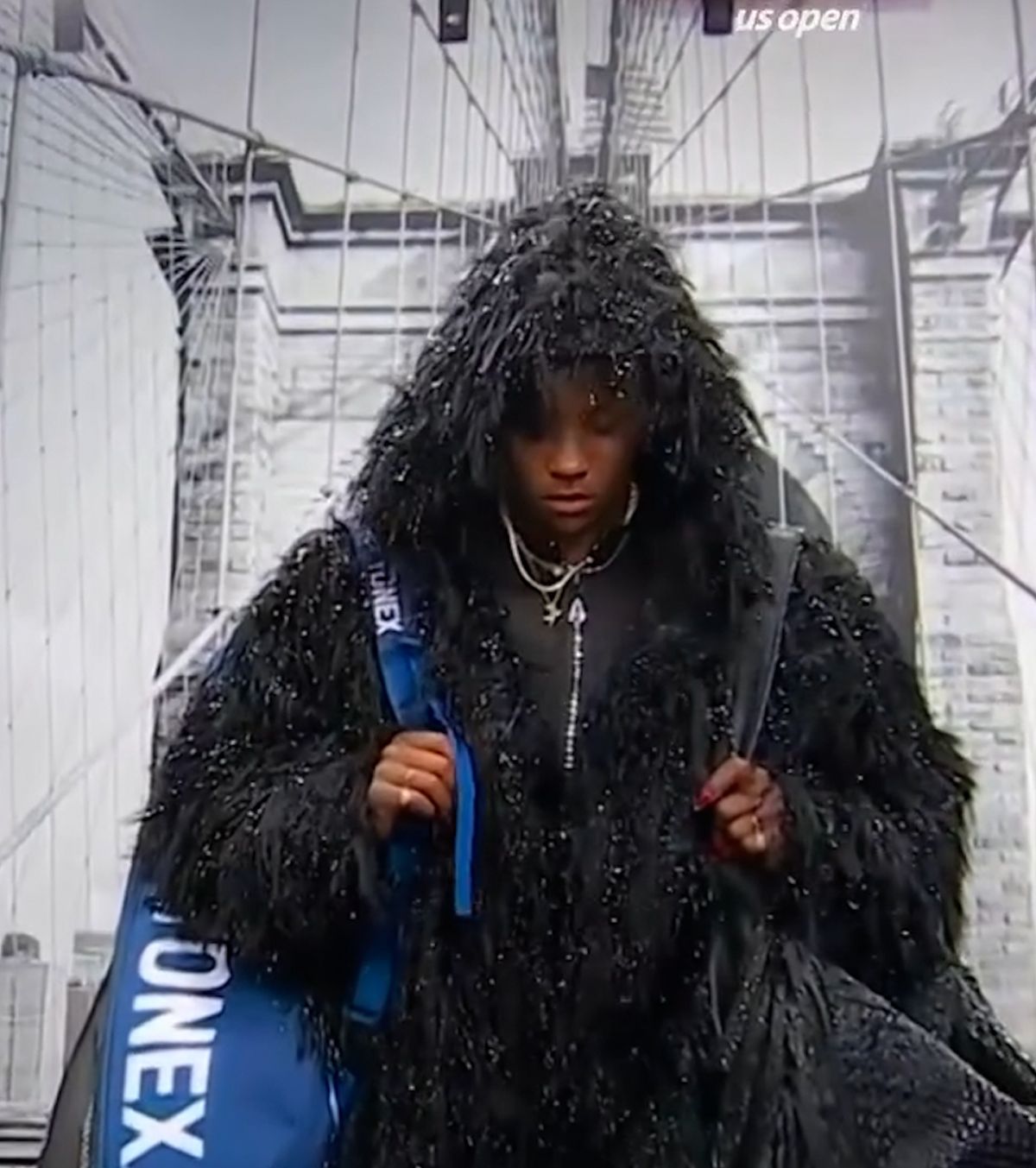 US Open sau catwalk?   VIDEO + FOTO:    Townsend îi face concurență lui Osaka  cu outfitul nonconformist purtat înaintea meciului cu Sabalenka