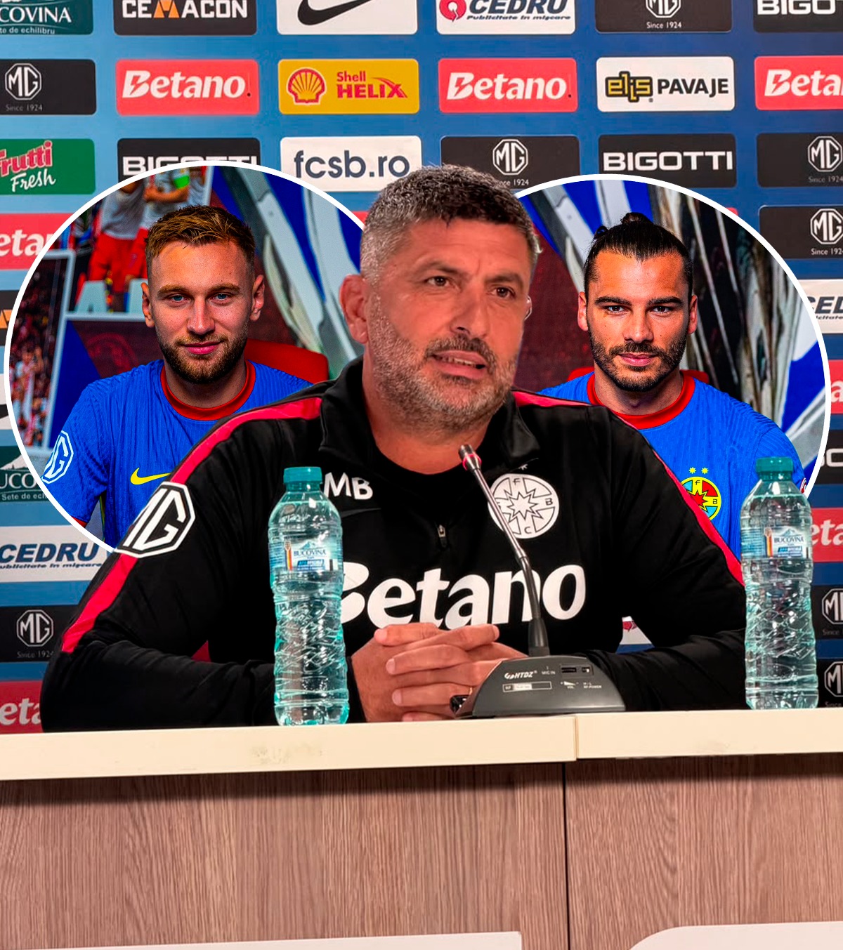 Ce se întâmplă cu Muhar și Drăguș  Marius Baciu anunță  ce planuri are pentru noile transferuri  la meciul cu Petrolul 